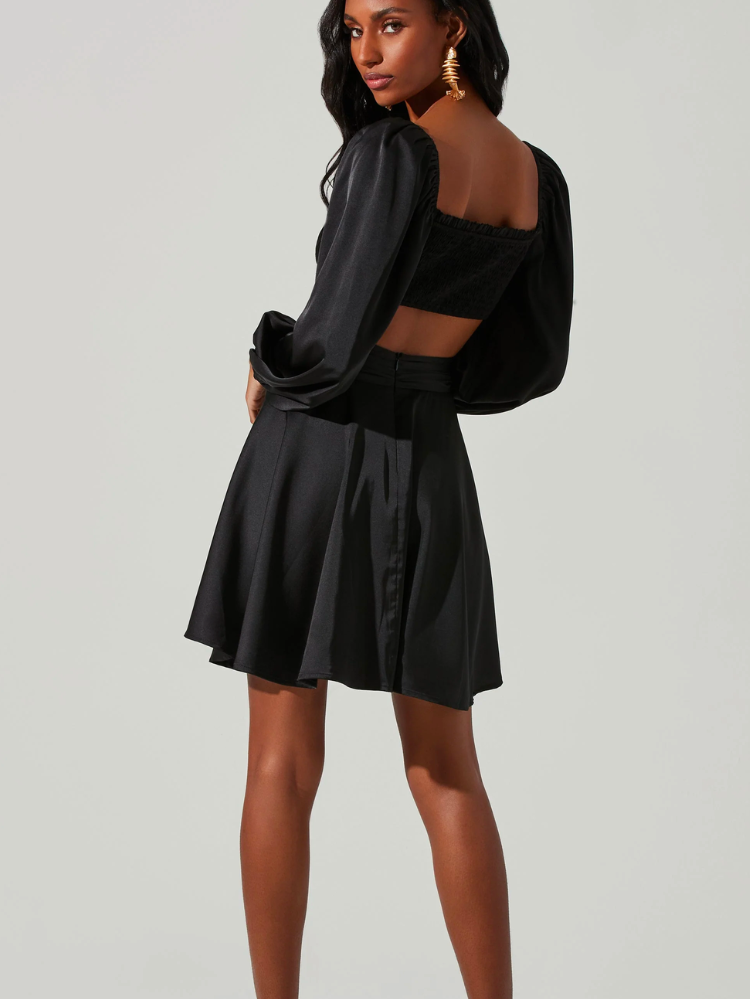 Anamaria Cutout Long Sleeved Mini Dress - FINAL SALE