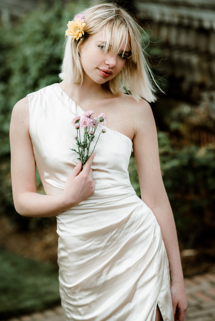 cassini midi dress from elliatt in pearl