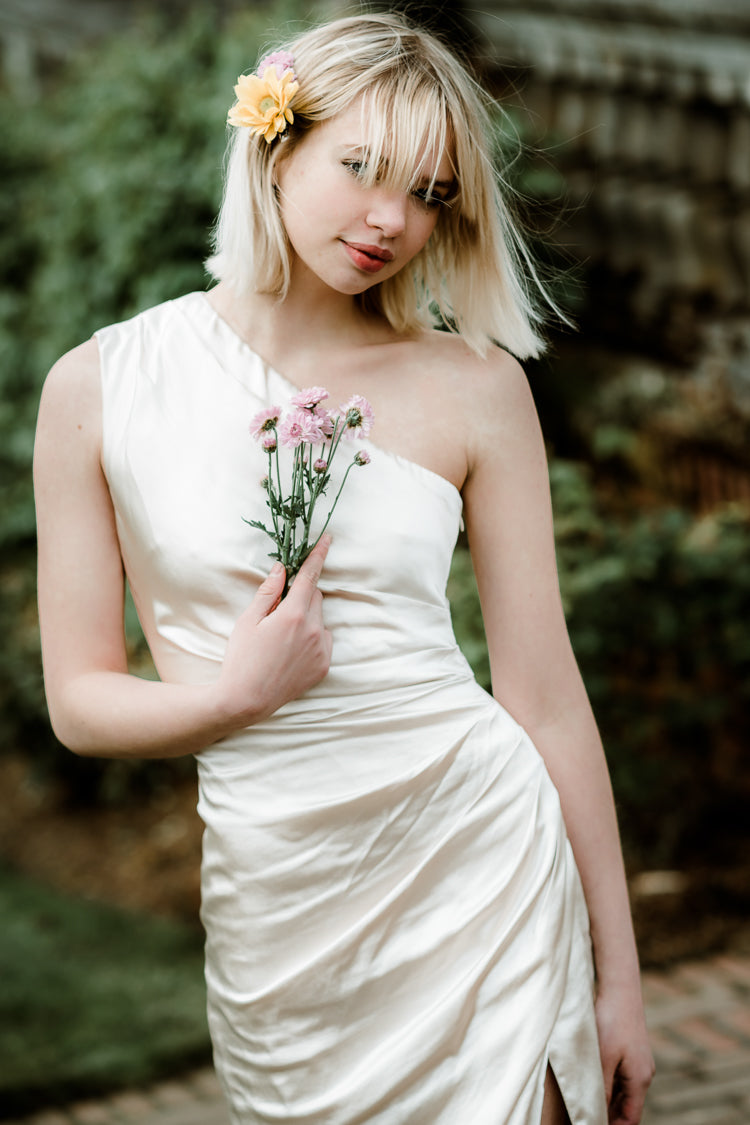 cassini midi dress from elliatt in pearl