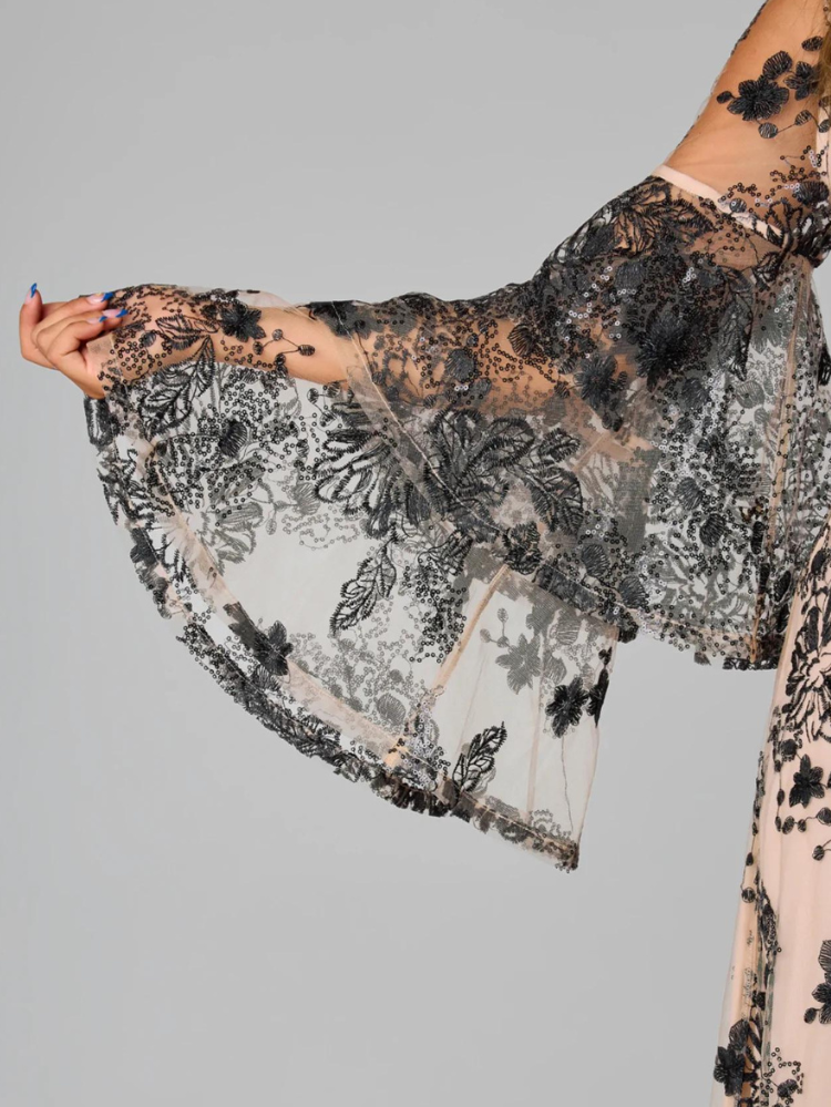 Colette Flamenco Long Sleeved Maxi Dress - FINAL SALE