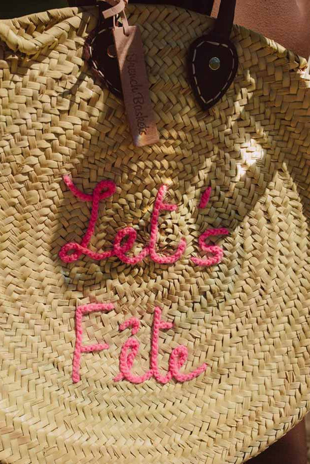 woven bags, eco-friendly straw bags, eco-friendly bags, handmade straw bags, made by women, female artisan bags, let's fête round straw bag, straw tote bag, round straw bag, straw bag, circle straw bag, straw circle bag, straw beach bag