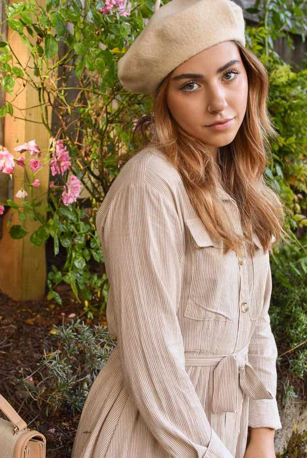 cream beret, ivory beret, white beret, ivory wool beret, lack of color cream beret, lack of color hats, berets, fall trends 2020