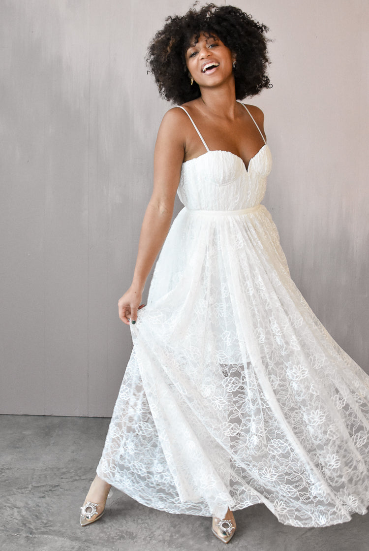 selena dress sau lee, white midi dress bridal shower, white bridal shower dress, sau lee white lace dress, white lace dress, white lace midi dress