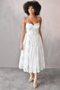harrow dress from elliatt, lace bridal shower midi, bridal midi dress