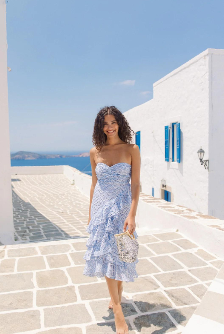 flavie blue eyelet dress sundress