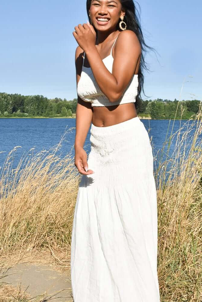 two piece set, white two piece set, cute white set, cute sets, honeymoon set