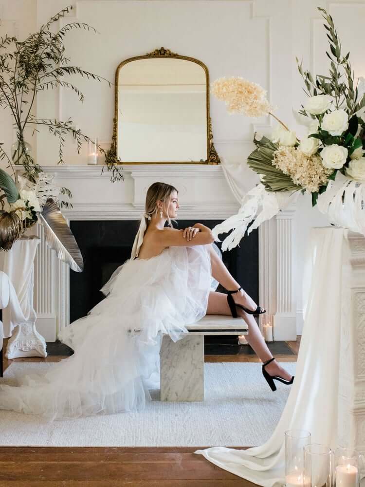 white tulle maxi dress, wedding after party dress, fun tulle party dress, bachelorette party dress