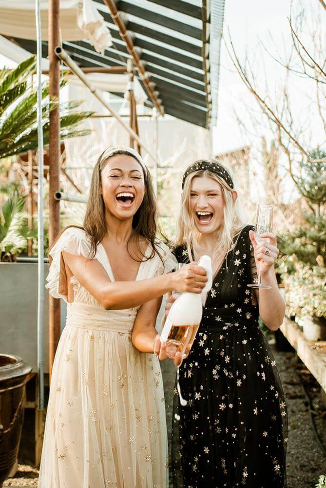 Black Sequin Star Mesh Ruffle Maxi Dress