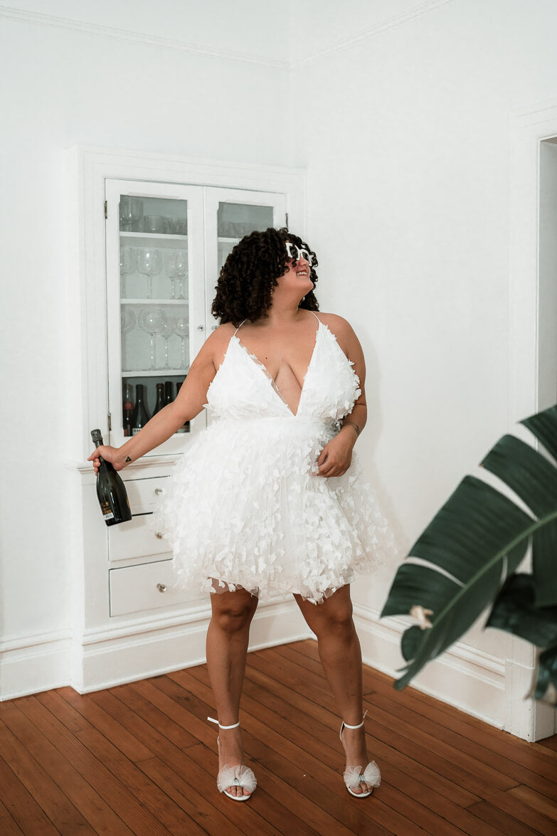 Plus size bachelorette dress on sale