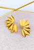 Abientot Mini Gold Leaf Stud Earrings