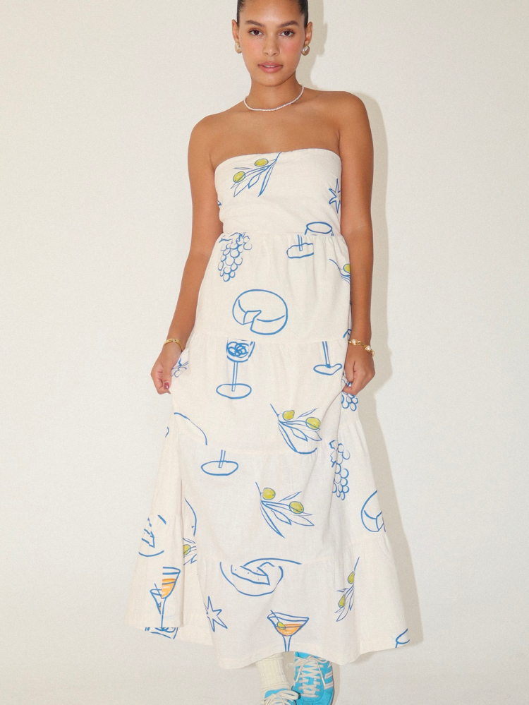 RESTOCK COMING - Cocktail Hour Maxi Dress