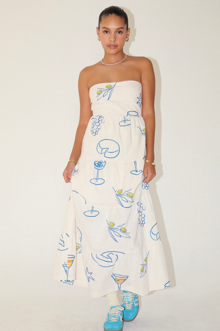PRE-ORDER - Cocktail Hour Maxi Dress