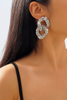 Jessel Link Earrings - Silver