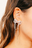 Pavé Crystal Bow Earrings