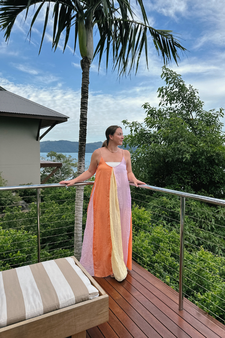 Sunset Dreams Colorblock Maxi - Final Sale M