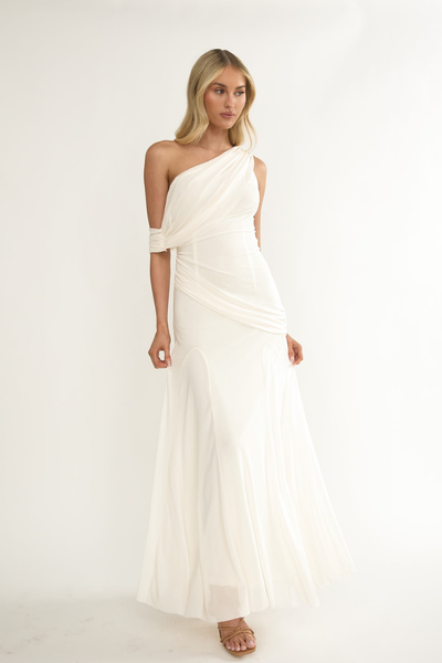 Thalia Draped Maxi Dress