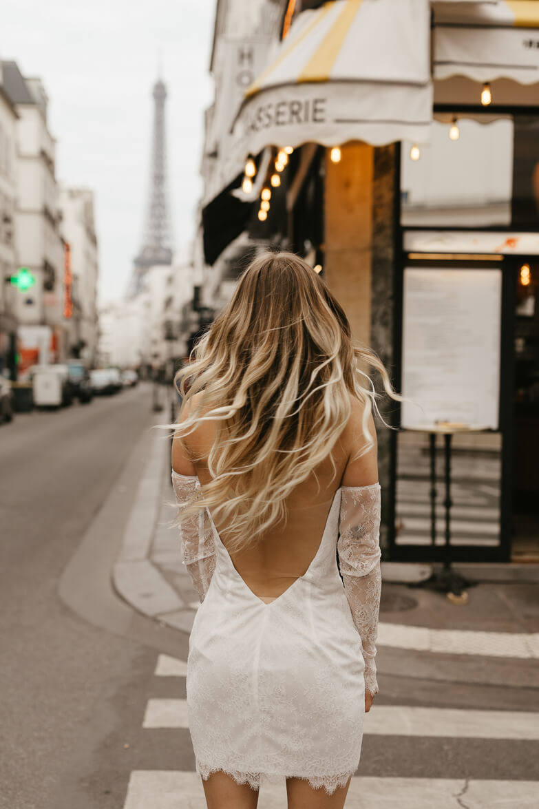 Katie May Backless Wedding Dress