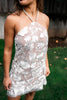 Callista Floral Lace Mini Dress