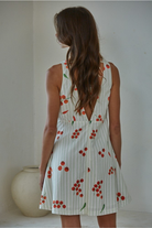 caprese mini tomato summer mini dress