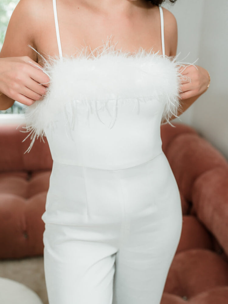 Isolde Feather Jumpsuit