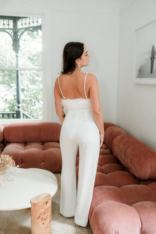 Isolde Feather Jumpsuit