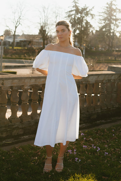 Julianne Off The Shoulder Midi Dress S