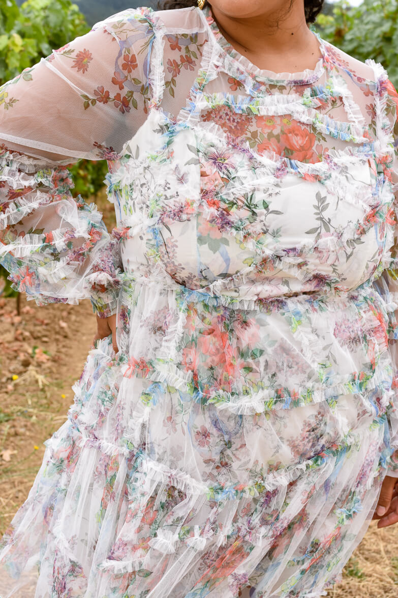 Louise Floral Plus Size Mini Dress - $108 - Free Shipping Over $150 –  Confête