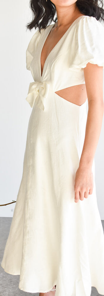 Stacy Ivory Cutout Dress