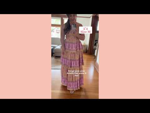 PRE-ORDER - Paia Boho Tiered Maxi Dress - 6/3