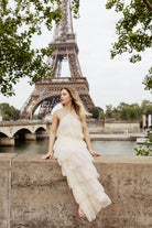 Tremmezina Tulle Halter Maxi - White Confte Tremmezina Tulle Halter Maxi - White Confte