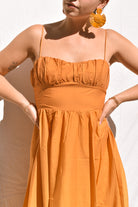 Sunset Ombre Maxi Dress Orange S Sunset Ombre Maxi Dress Orange S