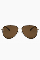 billie brown aviator sunglasses from otra eyewear