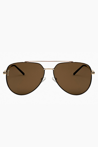 billie brown aviator sunglasses from otra eyewear