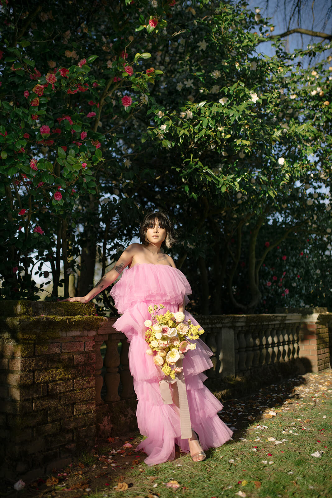 pink tulle dress, pink tulle party dress