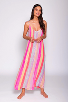 cary rainbow stripe sundress