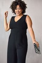 plus size jumpsuit, black plus size jumpsuit, plus size black outfit