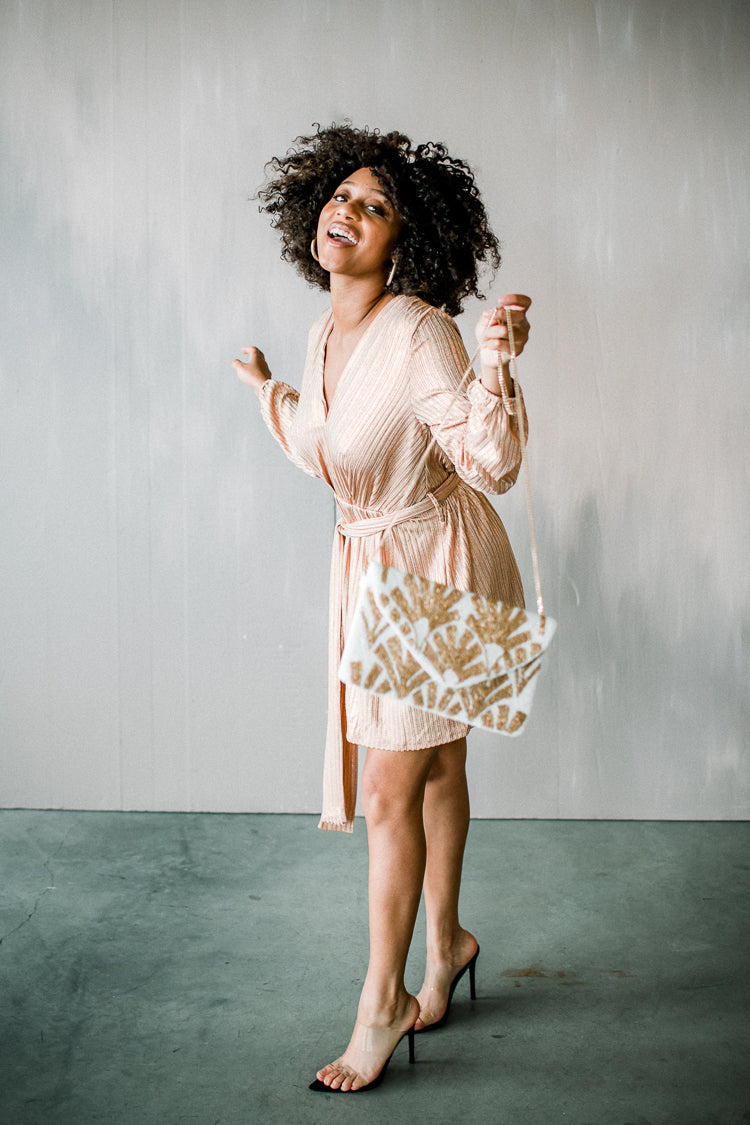 glam metallic sweater dress Metallic Knit Maxi Dress