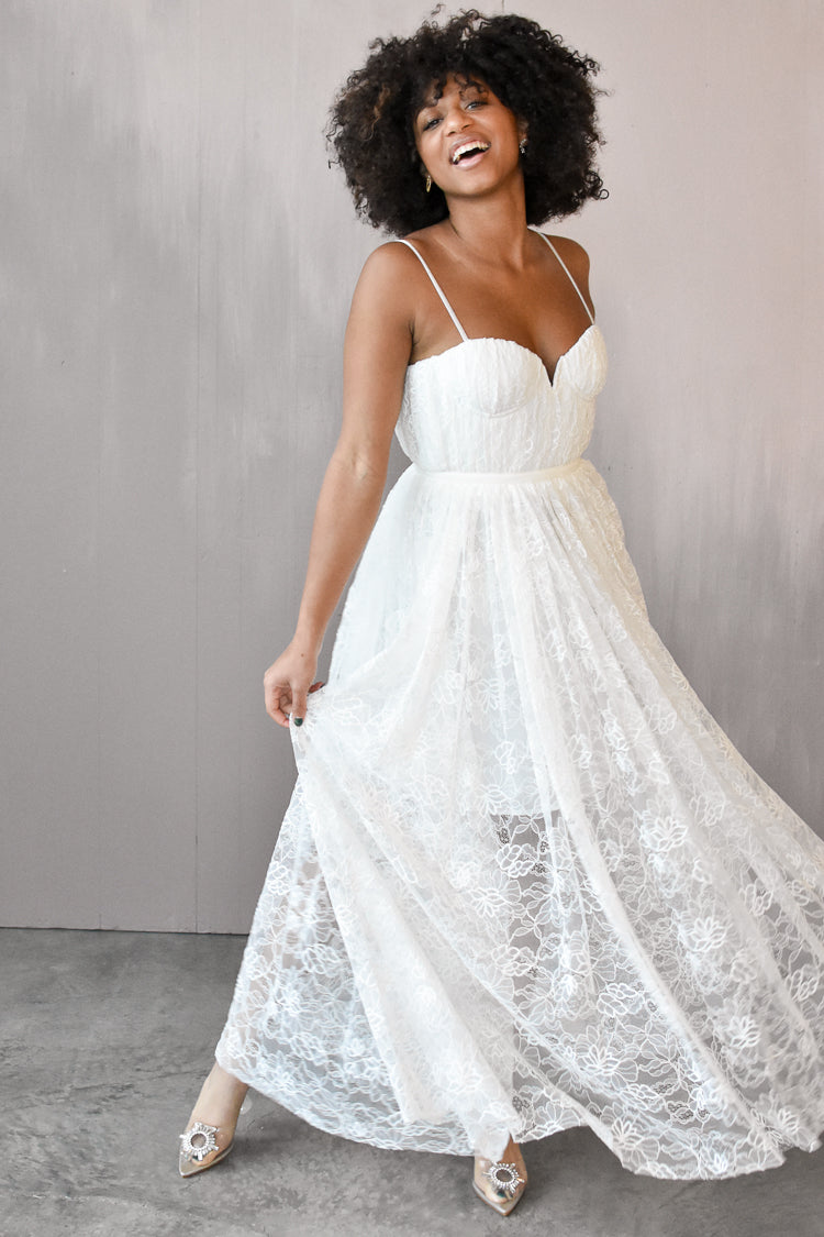 Selena Lace Midi - $595