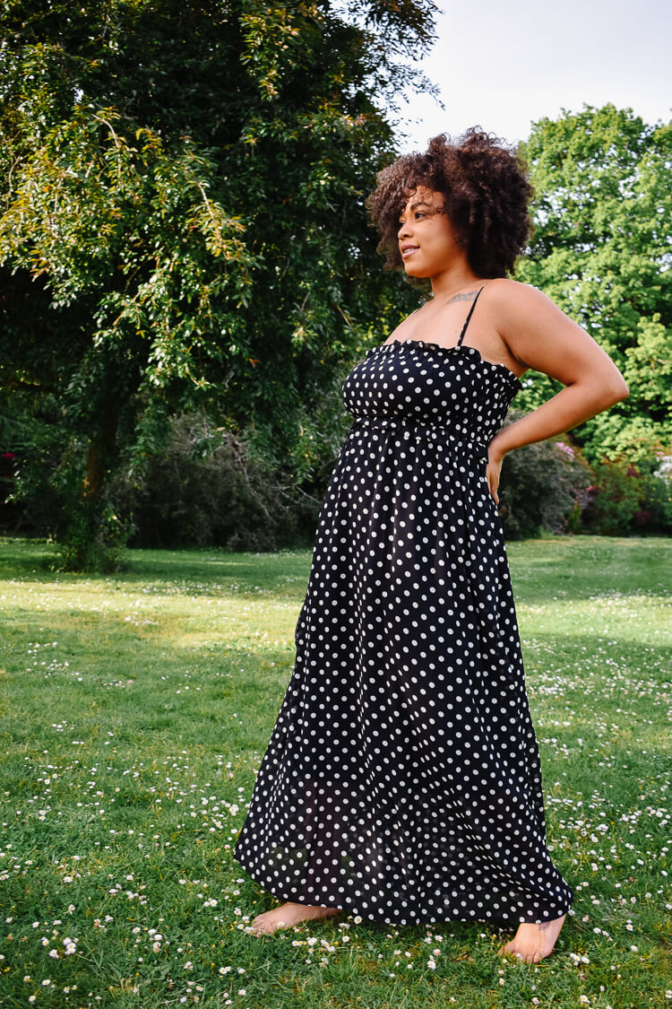 Black and White Polka Dot Bridesmaid Dresses