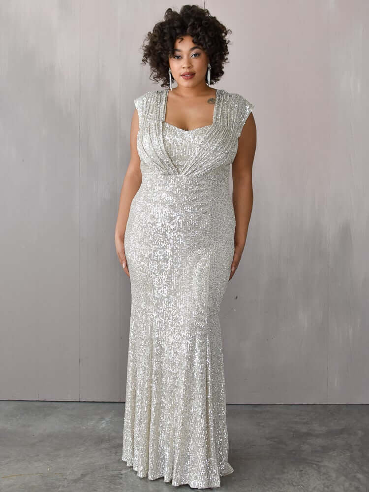 Silver Sequin Dress -  Canada