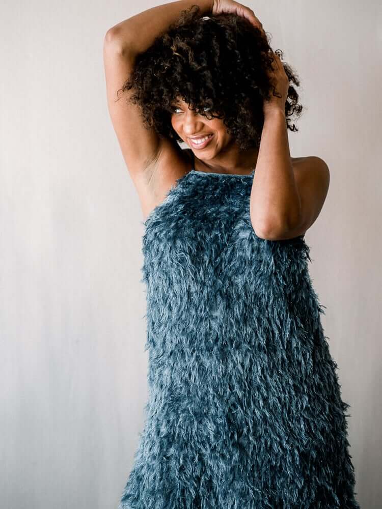 blue fringe mini, blue cocktail dress, blue feather mini dress, feather mini dress, blue feather mini cocktail dress, cult gaia lookalike, feather party dress