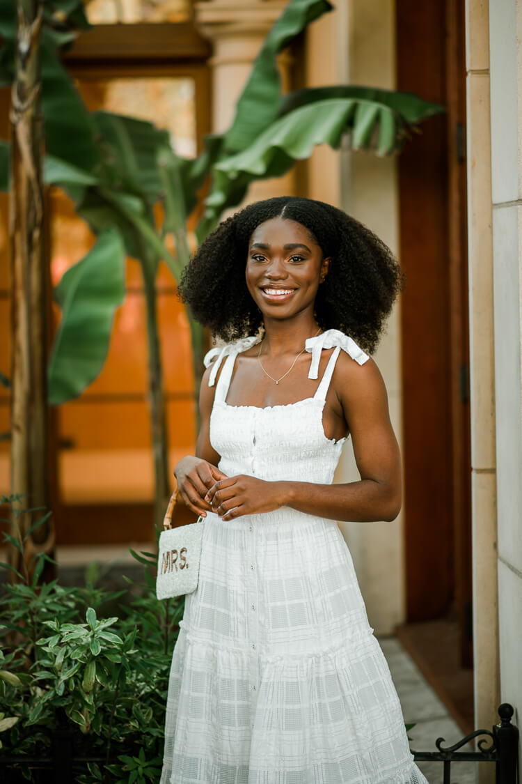 White maxi cheap button down dress