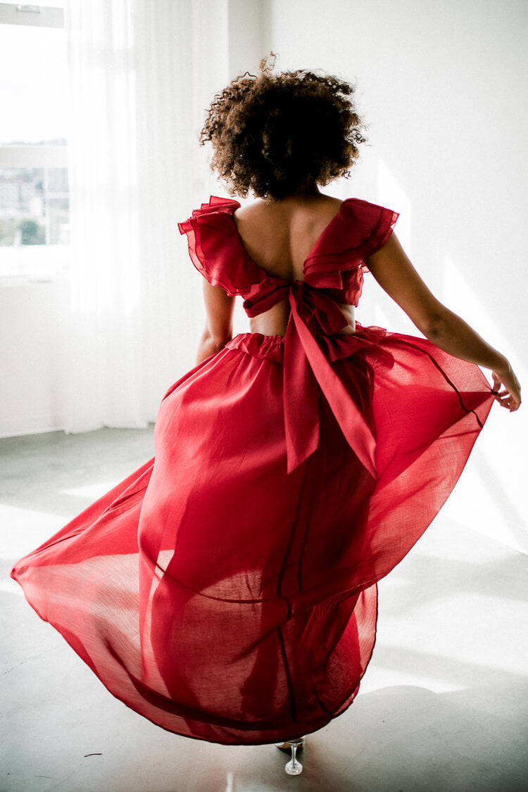 Red Cutout Dress