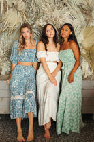 green and white leaf print maxi dress, sage green maxi dress, leaf print dress