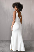 white maxi dress, v neck white maxi dresss, white maxi dress for rehearsal dinner, white long maxi dress