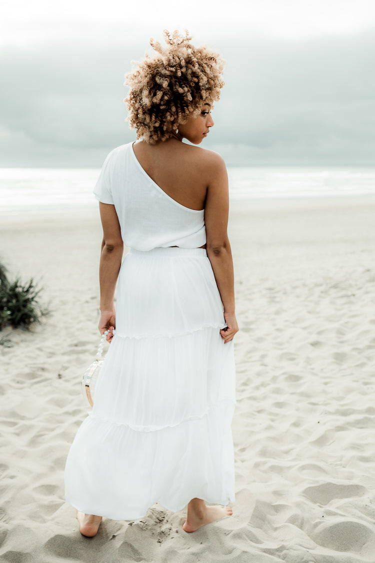 tiana white dress SO605-TIANA GOWN-White 18 Style the Tiana Long Dress with heels and ViX accessories for a resort List of Disney Princess Designs