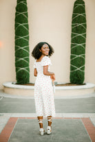 floral midi dress, engagement photo dress, nature engagement photo dress, floral dresses