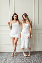 Megan One Shoulder White Mini Dress Megan One Shoulder White Mini Dress