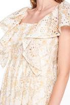 opposites yellow floral eyelet dress from en saison