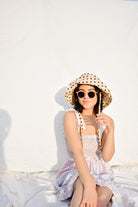 polka dot bucket hat, polka dot sun hat, black and white bucket hat, polka dot hat, summer hats 2021, sun hats, cute summer hat